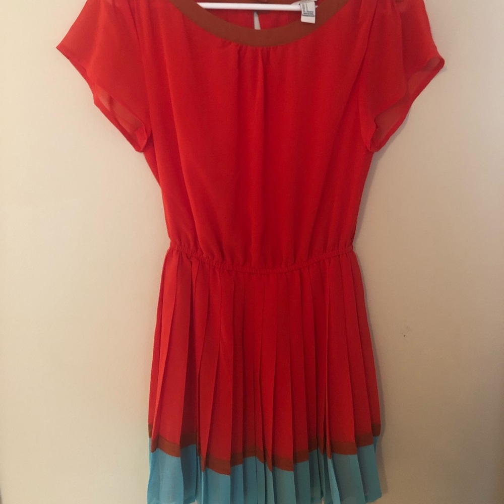 Multicolored fall dress